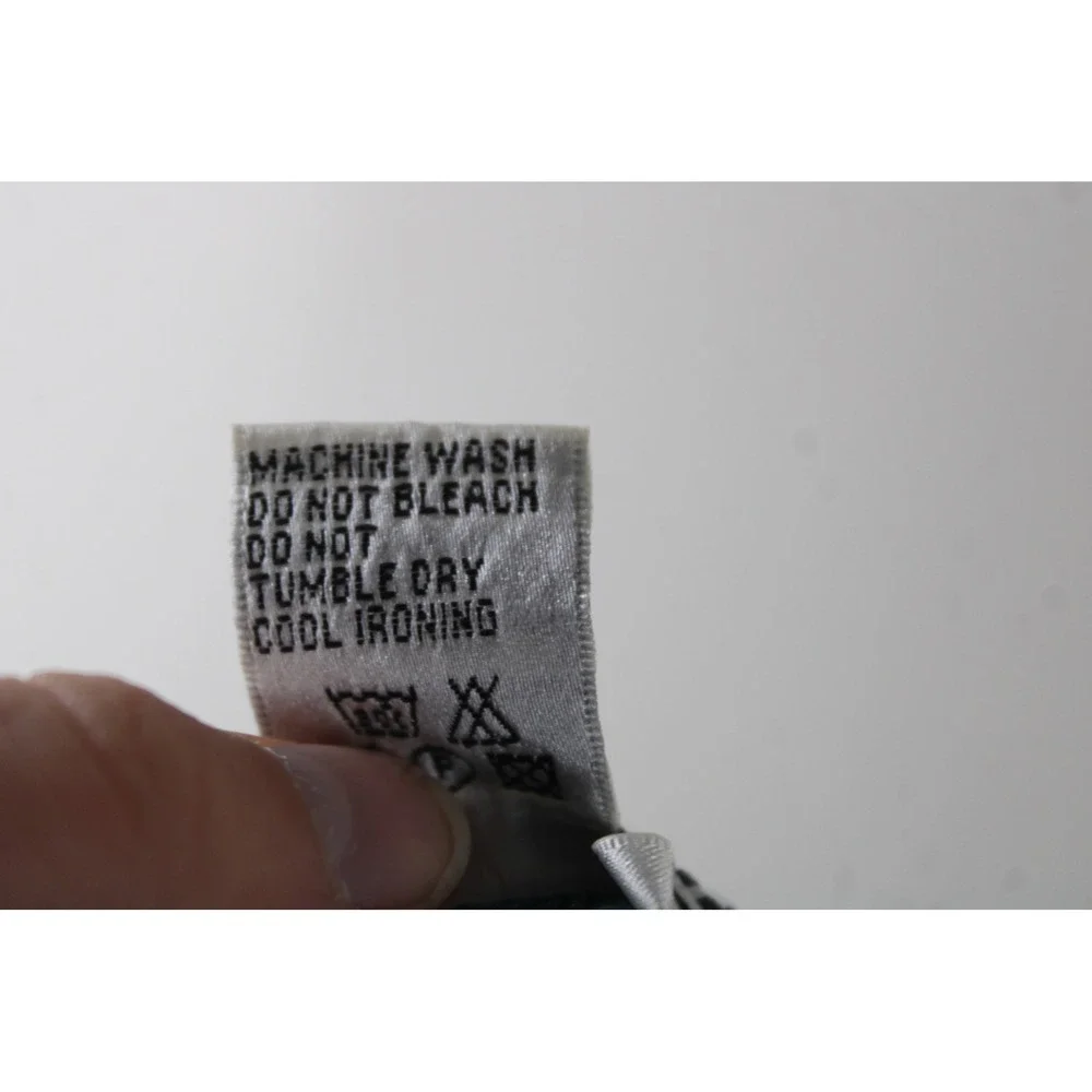 WinterSilks M Teal Blue Spun Silk Cotton V-Neck Hoodie Kangaroo Pocket Raw Hem - Picture 6 of 8